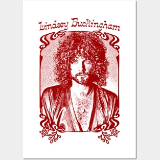 Lindsey Buckingham /\/\/\/ Original Retro Style Fan Design Posters and Art